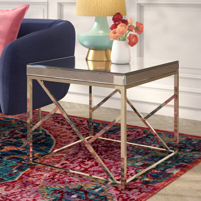 Willa Arlo Interiors Flori Frame End Table
