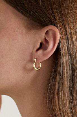 Loren Stewart 14kt Yellow Gold Mini Pirate Hoop Earrings  Farfetch