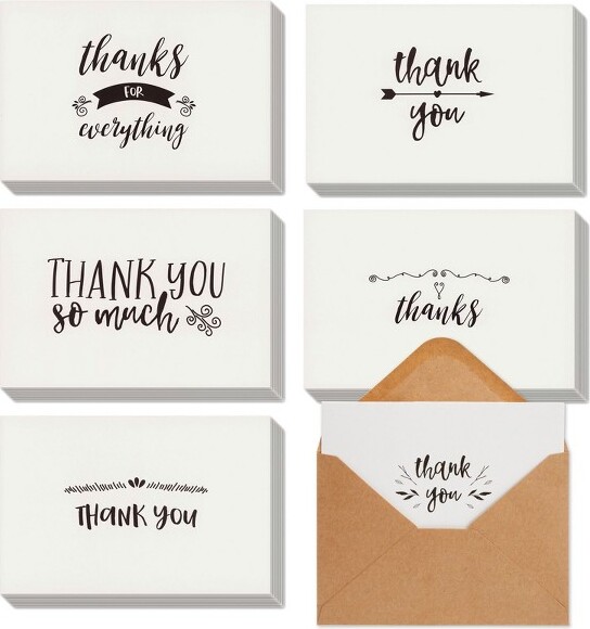 New! Papyrus Thank You Cards 6 Packs 16 Cards Each for Sale in