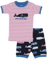 Thumbnail for your product : Hatley Short PJ Set (Toddler/Kid) - Bunting Birds-2T