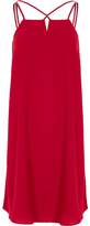 Thumbnail for your product : River Island Womens Red cross strap back slip dress