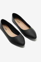 Thumbnail for your product : Ardene Faux Leather Pointy Flats