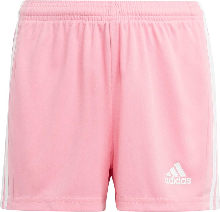 adidas Unisex-Child Squadra 21 Shorts Bliss Pink/White Large
