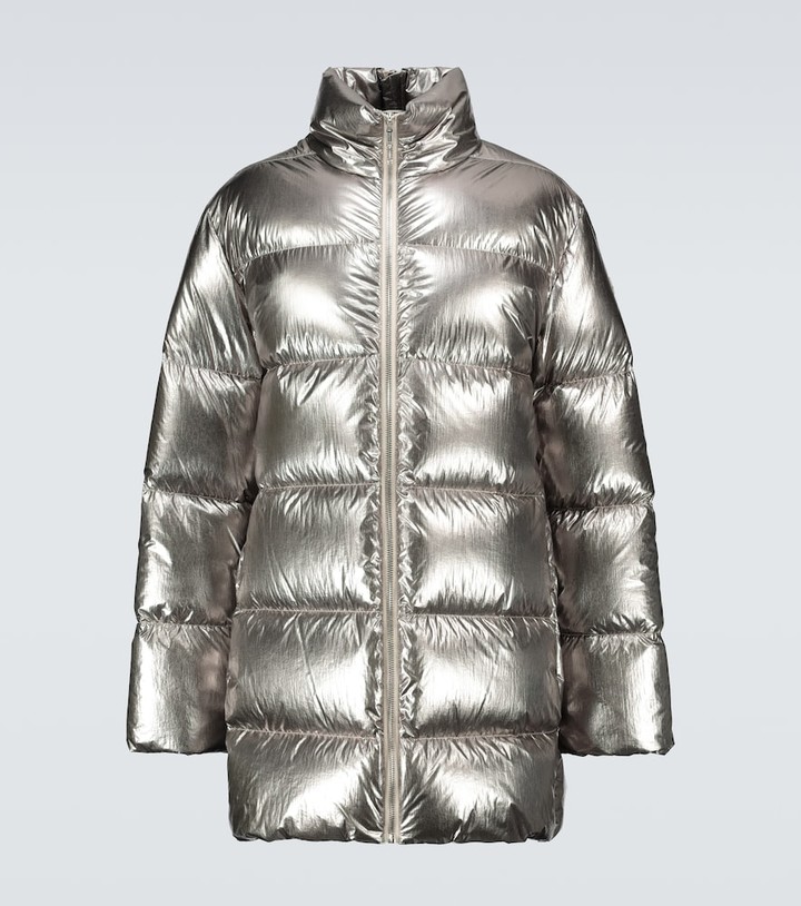 silver bubble coat mens