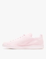Thumbnail for your product : adidas Stan Smith Primeknit in Pink