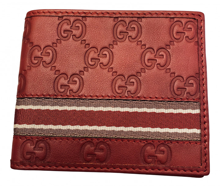 red mens gucci wallet