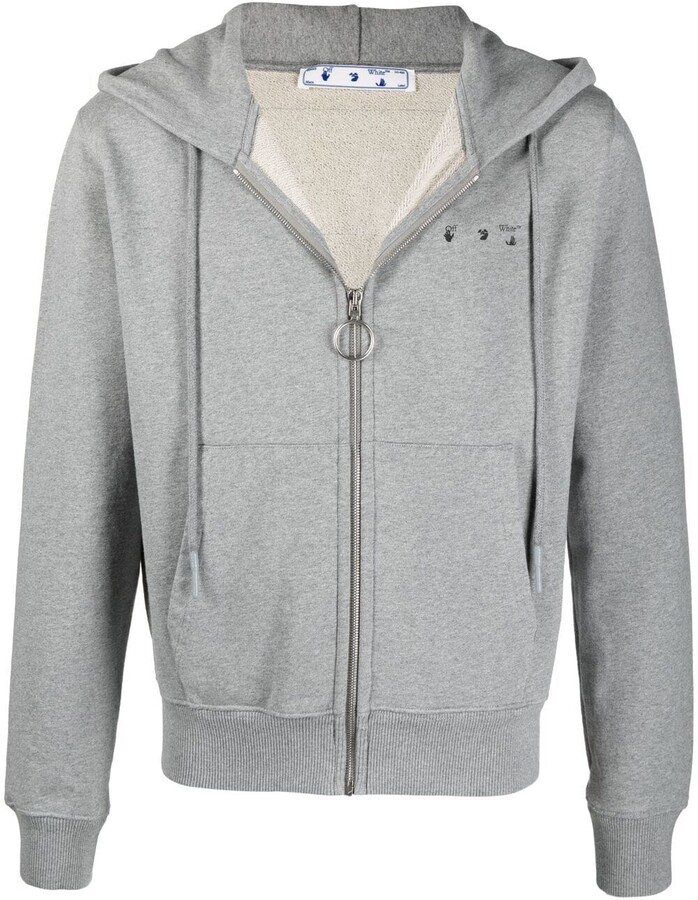 mild pille Tilsvarende Off-White Gray Men's Sweatshirts & Hoodies | Shop the world's largest  collection of fashion | ShopStyle