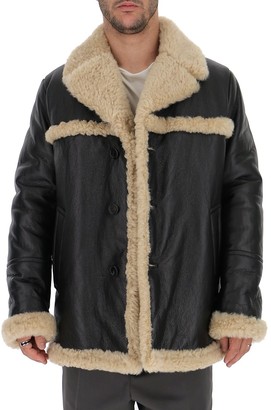 Prada Shearling Trimmed Coat - ShopStyle Outerwear