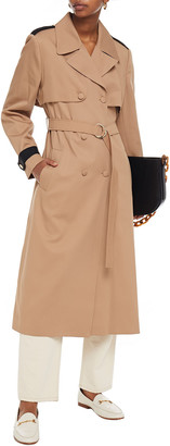 Claudie Pierlot Double-breasted Gabardine Trench Coat