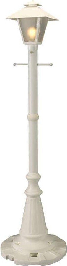 Patio Living Concepts Cape Cod White Outdoor Plug-In Post Lantern Patio