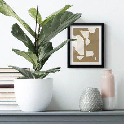 Wrought Studio Chunky Abstract I Framed On Paper Painting