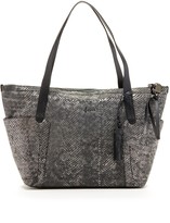Thumbnail for your product : Cole Haan Parker Exotic Small Zip Top Shopper