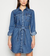 new look denim dress sale