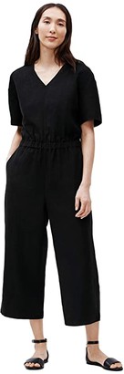 eileen fisher v neck jumpsuit