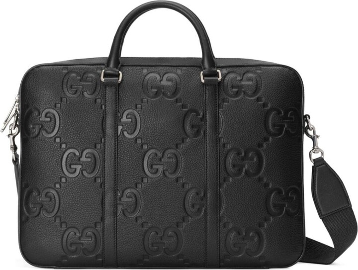 Gucci Interlocking G logo-plaque Laptop Bag - Farfetch