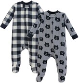 Thumbnail for your product : Yoga Sprout Baby Boys or Baby Girls Fleece Coveralls, Sleep and Play, Pack of 2