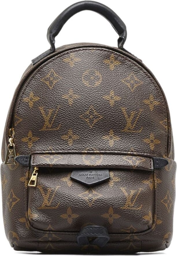 Louis Vuitton 2017 Pre-owned Mini Palm Springs Backpack - Brown