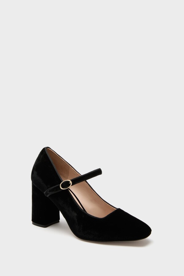 Tuckernuck Shoes Black Velvet Julia Heels