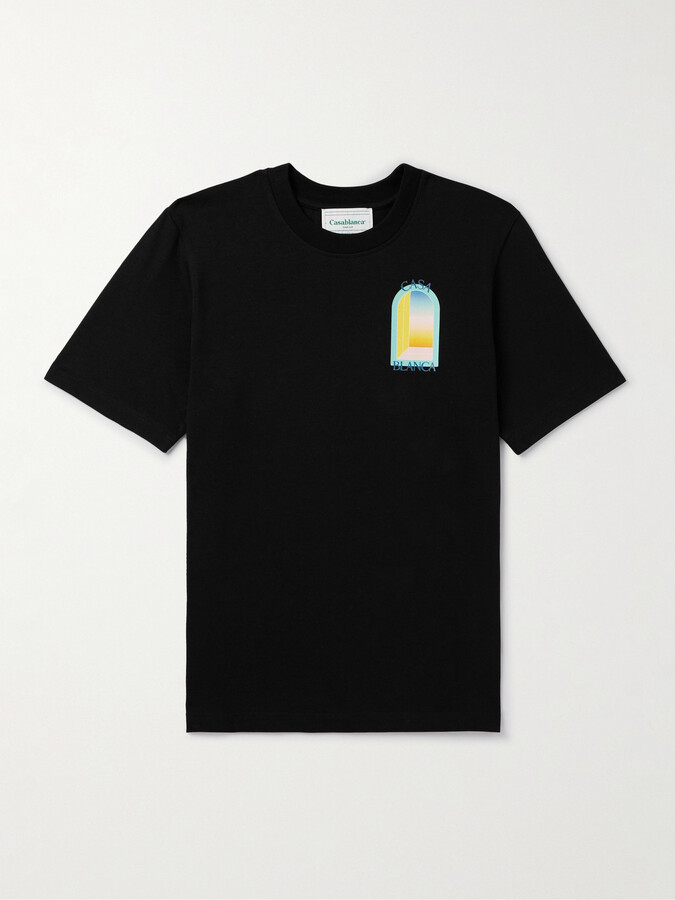L'Arc Colore Logo-Print Organic Cotton-Jersey T-Shirt