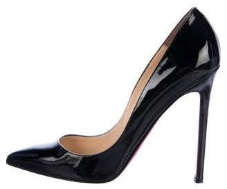 Christian Louboutin Patent Leather Pointed-Toe Pumps