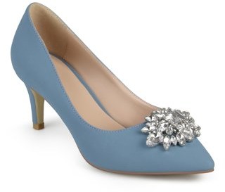 Blue Jeweled Heels | Shop the world's 