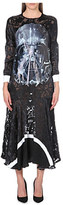Thumbnail for your product : Preen Darth Vader silk-blend dress