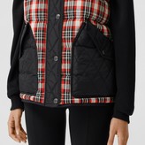 Thumbnail for your product : Burberry Diamond Quilted Panel Tartan Puffer Gilet