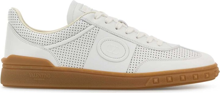 Valentino Garavani White Nappa Leather Upvillage Sneakers