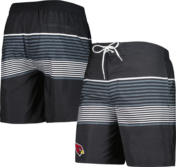Men's G-III Sports by Carl Banks Black Arizona Cardinals Coastline Volley Swim Shorts