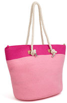 Thumbnail for your product : Magid Extra Large Two Tone Straw Tote