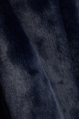 Maje Faux Fur Hooded Coat
