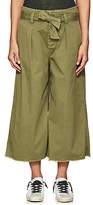 Thumbnail for your product : Nili Lotan Women's Ellie Cotton-Blend Drop-Rise Culottes - Army Green