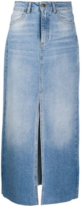 denim maxi skirt australia