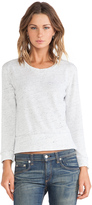 Thumbnail for your product : Monrow Vintage Neps Fleece Burn Out Crew Sweatshirt