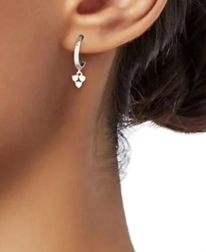 Adriana Orsini Cz Earrings In Silver