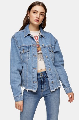 grey denim jacket womens uk
