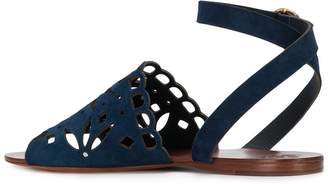 Tory Burch laser cut sandals