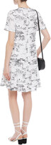 Thumbnail for your product : Markus Lupfer Crystal And Sequin-embellished Printed Crepe Mini Dress