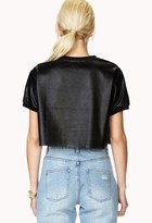 Thumbnail for your product : Forever 21 Fresh Perforated Crop Top