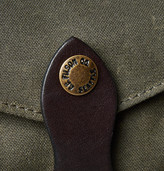 Thumbnail for your product : Filson 24-Hour Leather-Trimmed Coated-Canvas Briefcase