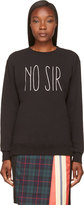 Thumbnail for your product : Undercover Black No Sir Sweatshirt