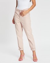 Thumbnail for your product : Missguided Riot High-Waisted Mum Jeans