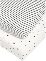 Thumbnail for your product : Mamas and Papas 2 Cot/Bed Fitted Sheets - Starry Skies
