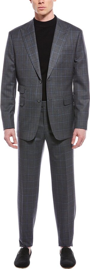 English Laundry 2Pc Wool-Blend Suit
