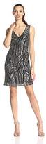 Thumbnail for your product : Adrianna Papell Women's Sleeveless V-Neck Embellished Sheath Dress