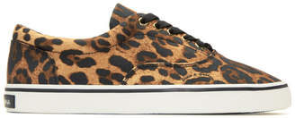 Dolce & Gabbana Brown Leopard Sneakers