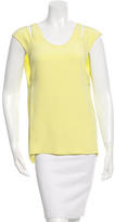 Thumbnail for your product : Alexander Wang Cut Out Silk Top