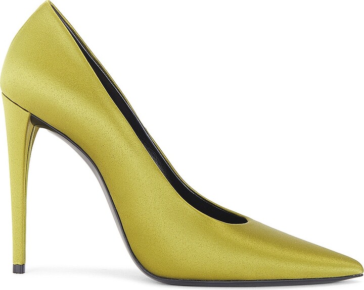 Saint Laurent Monceau Pump in Green