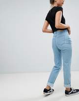 Thumbnail for your product : Noisy May distressed mom jean in blue