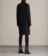 Thumbnail for your product : AllSaints Mae Ruffle Coat